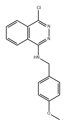 (4-Chloro-phthalazin-1-yl)-(4-methoxy-benzyl)-amine Structure