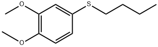 butyl(3,4-dimethoxyphenyl)sulfane 구조식 이미지