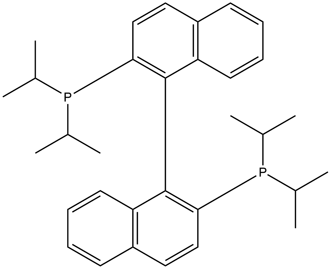 Phosphine, [1,1'-binaphthalene]-2,2'-diylbis[bis(1-methylethyl)- (9CI) Structure