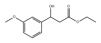 Ethyl 3-hydroxy-3-(3-methoxyphenyl)propanoate Structure