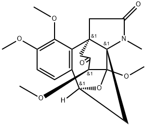 Oxoepistephamiersine 구조식 이미지