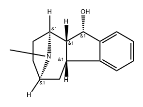 (4bR)-4bβ,5,6,7,8,9,9aβ,10-Octahydro-11-methyl-6α,9α-epiminobenz[a]azulen-10α-ol 구조식 이미지