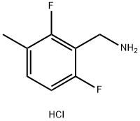 1-(2,6-difluoro-3-methylphenyl)methanamine
hydrochloride Structure