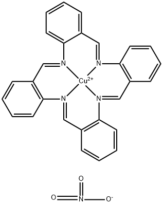 Copper tetrabenzo(b,f,j,n)-1,5,9,13-tetraazacyclohexadecine Structure