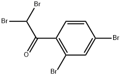 2,2-Dibromo-1-(2,4-dibromophenyl)ethanone Structure