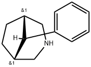 3-Azabicyclo[3.2.1]octane, 8-phenyl-, (8-syn)- Structure
