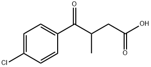 4-CHLORO-BETA-METHYL-Y-OXO-BENZENEBUTANOIC ACID Structure