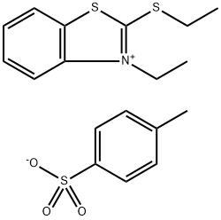 Benzothiazolium, 3-ethyl-2-(ethylthio)-, 4-methylbenzenesulfonate (1:1) Structure