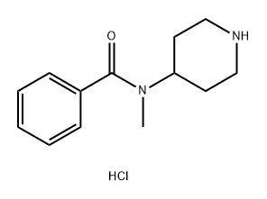 N-methyl-N-(piperidin-4-yl)benzamide hydrochloride Structure