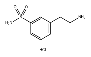 3-(2-aminoethyl)benzene-1-sulfonamide hydrochloride 구조식 이미지