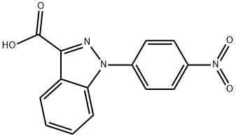 1-(4-nitrophenyl)-1H-indazole-3-carboxylic acid Structure