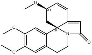 (+)-Erysotramidine 구조식 이미지