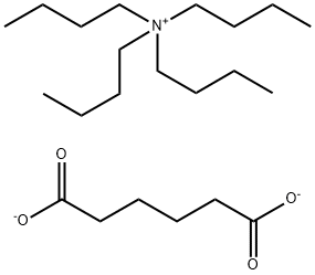 1-Butanaminium, N,N,N-tributyl-, hexanedioate (2:1) Structure