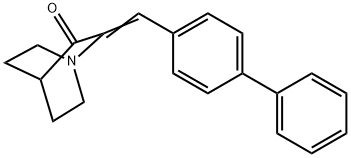 2-([1,1′-Biphenyl]-4-ylmethylene)-1-azabicyclo[2.2.2]octan-3-one Structure