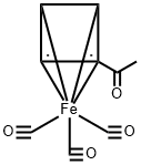 Iron, tricarbonyl[1-[(1,2,3,4-η)-1,3-cyclobutadien-1-yl]ethanone]- Structure