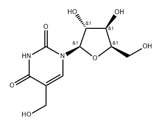 5-Hydroxymethyl xylouridine 구조식 이미지