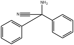 Benzeneacetonitrile, α-amino-α-phenyl- 구조식 이미지