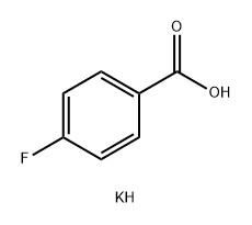 Benzoic acid, 4-fluoro-, potassium salt (1:1) Structure