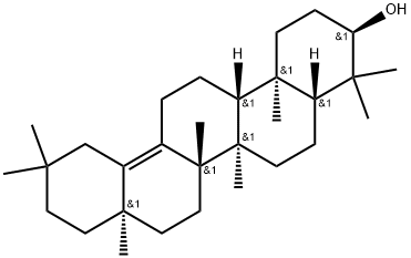 Olean-13(18)-en-3-ol, (3α)- Structure