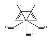 η4-2,3-dimethylbutadiene Ruthenium tricarbonyl Structure