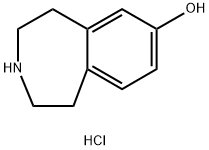 2,3,4,5-Tetrahydro-1H-3-benzazepin-7-ol hydrochloride Structure