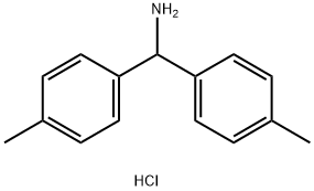 Benzenemethanamine, 4-methyl-α-(4-methylphenyl)-, hydrochloride (1:1) Structure