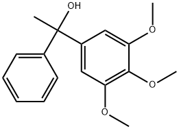 3,4,5-Trimethoxy-α-methyl-α-phenylbenzenemethanol Structure