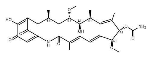 Geldanamycin, 17-O-demethyl- Structure