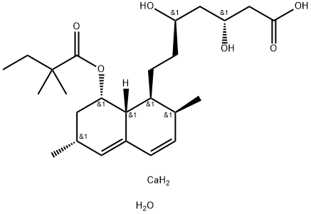 Tenivastatin calcium Structure