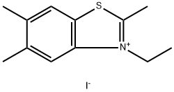 Benzothiazolium, 3-ethyl-2,5,6-trimethyl-, iodide (1:1) Structure