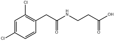 3-(2-(2,4-Dichlorophenyl)acetamido)propanoic acid Structure