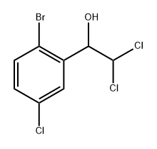 1-(2-Bromo-5-chlorophenyl)-2,2-dichloroethanol Structure