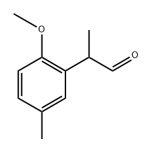 Benzeneacetaldehyde, 2-methoxy-α,5-dimethyl- 구조식 이미지