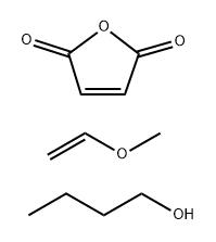 BUTYL ESTER OF PVM/MA COPOLYMER 구조식 이미지