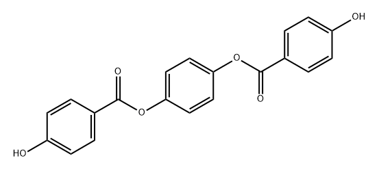 Bis-4-(hydroxybenzoyl)hydrochinone Structure