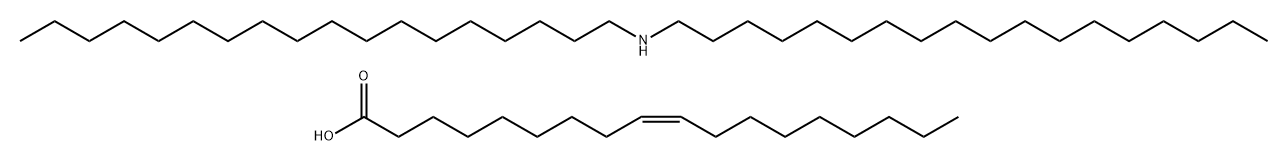 oleic acid, compound with dioctadecylamine (1:1) Structure