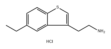 2-(5-Ethylbenzo[b]thiophen-3-yl)ethanamine hydrochloride Structure