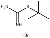 Carbamimidothioic acid, 1,1-dimethylethyl ester, monohydrobromide (9CI) Structure