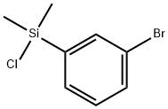 1-Bromo-3-(chlorodimethylsilyl)benzene Structure