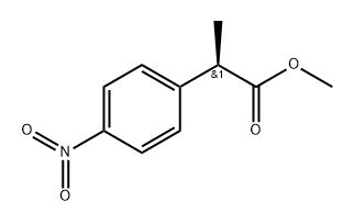 methyl (R)-2-(4-nitrophenyl)propanoate Structure