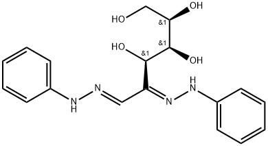 D-arabino-hexosulose bis(phenylhydrazone)  Structure