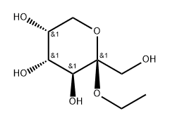 Ethyl b-D-fructopyranoside Structure