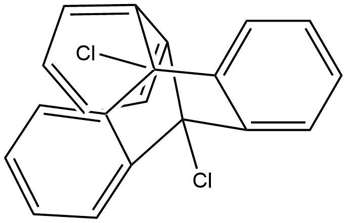 9,10[1',2']-Benzenoanthracene, 9,10-dichloro-9,10-dihydro- Structure