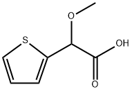 2-Thiopheneacetic acid, α-methoxy- 구조식 이미지