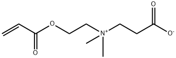 Ethanaminium, 2-carboxy-N,N-dimethyl-N-[2-[(1-oxo-2-propen-1-yl)oxy]ethyl]-, inner salt Structure