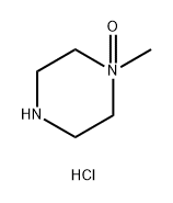 Piperazine, 1-methyl-, 1-oxide, hydrochloride (1:2) Structure