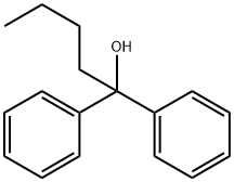 α-Butyl-α-phenylbenzenemethanol 구조식 이미지