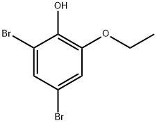 2,4-dibromo-6-ethoxyphenol Structure