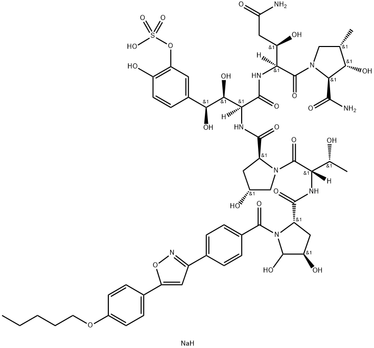 Micafungin Impurity 10 Structure