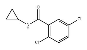 2,5-Dichloro-N-cyclopropylbenzamide Structure